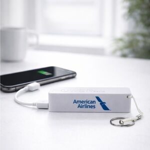 American Airlines AA Branded In-Style Portable Power Bank Mini Travel Charger